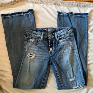 American eagle boho artist super stretch jeans